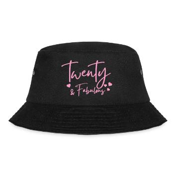 zwanzig fabelhaft - Bucket Hat - Schwarz - Vorne - Lela (165cm)