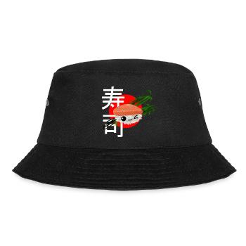 Sushi - Bucket Hat - Schwarz - Vorne - Lela (165cm)