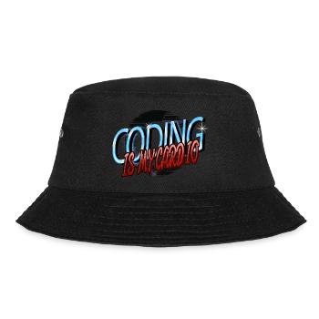computer science geek computer father - Bucket Hat - black - Front - Lela (165cm)