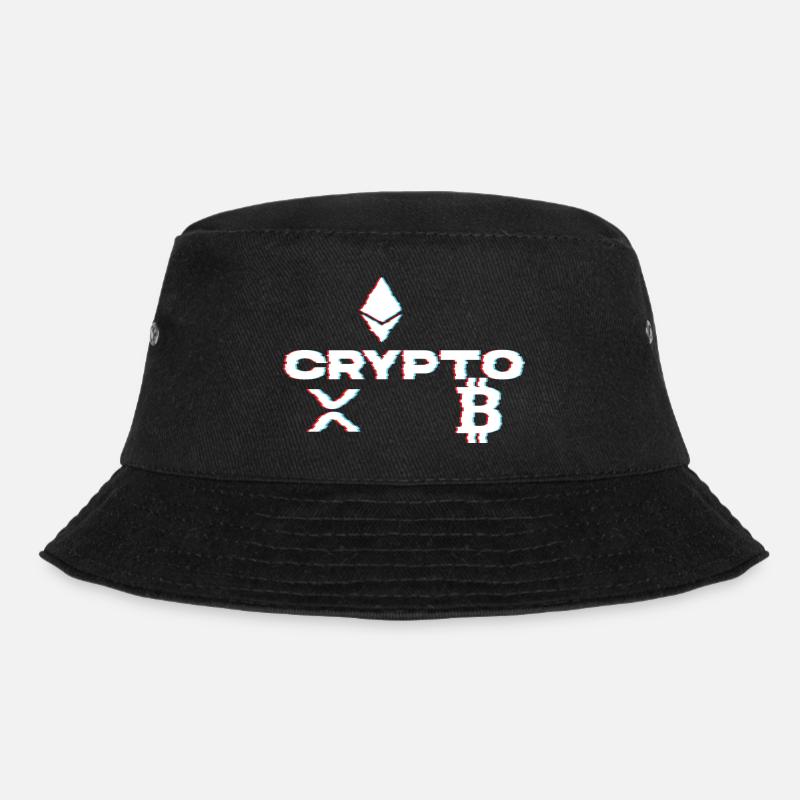 Crypto Glitch - Bucket Hat - Schwarz