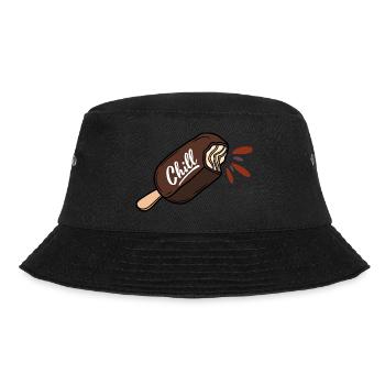 Eiscreme Chill - Bucket Hat - Schwarz - Vorne - Lela (165cm)