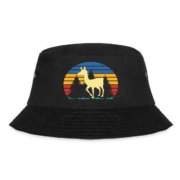 Lama Vintage Rétro - Bob - noir - Devant - Lela (165cm)