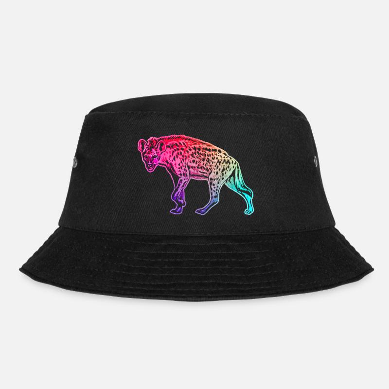 Hyäne - Bucket Hat - Schwarz