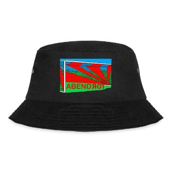 Fussball, Wiltsch, Tor, Rot, Ball - Bucket Hat - Schwarz - Vorne - Lela (165cm)