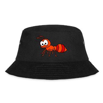 Ant Comic Animal - Bucket Hat - black - Front - Lela (165cm)