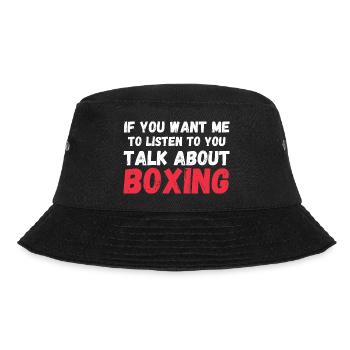 Tu veux que j’écoute parler de boxe drôle - Bob - noir - Devant - Lela (165cm)