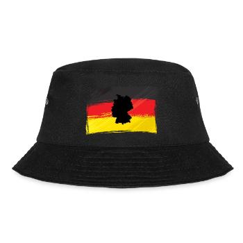 Deutschland - Bucket Hat - Schwarz - Vorne - Lela (165cm)