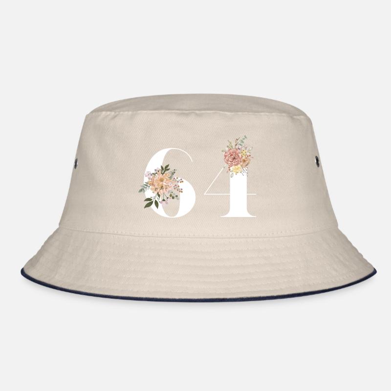 64e anniversaire fleuris (Cadeau de 64 ans) Bob