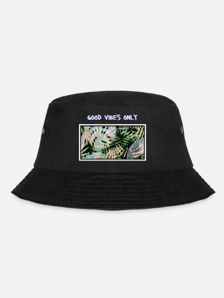 Good Vibes - Bucket Hat - Schwarz