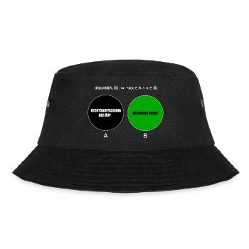 Mathematik, österreichische Politik, Volkspartei - Bucket Hat - Schwarz - Vorne - Lela (165cm)