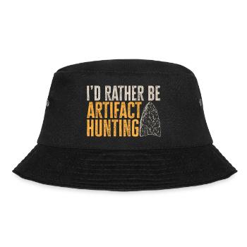 Arrowhead Hunting Arrowhead Collector - Bucket Hat - black - Front - Lela (165cm)