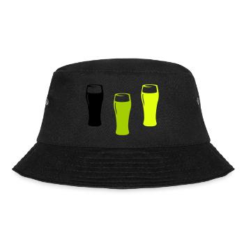 Beer Glasses - Bucket Hat - black - Front - Lela (165cm)