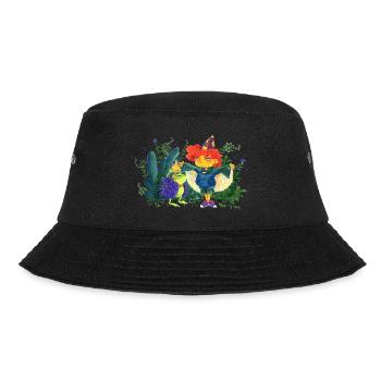 One wish free - Bucket Hat - black - Front - Lela (165cm)