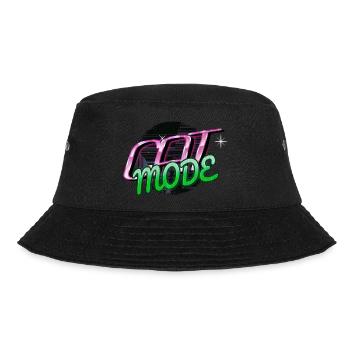 jokes present idea sayings awesome cat lover love - Bucket Hat - black - Front - Lela (165cm)