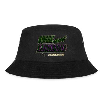 i love cats statement - Bucket Hat - Schwarz - Vorne - Lela (165cm)