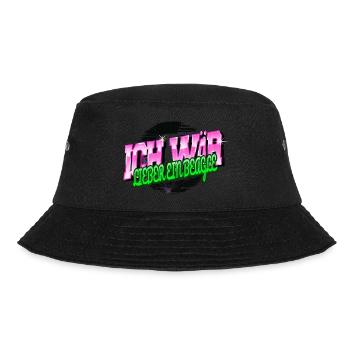 terrier spruch geburtstagsgeschenkidee lustig - Bucket Hat - Schwarz - Vorne - Lela (165cm)