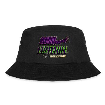 swimmer eat sleep swim tshirts swim triathlete - Bucket Hat - Schwarz - Vorne - Lela (165cm)