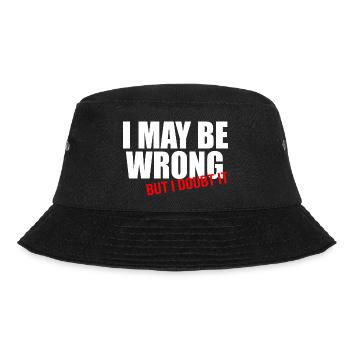 I may be wrong but i doubt it - Bucket Hat - black - Front - Lela (165cm)