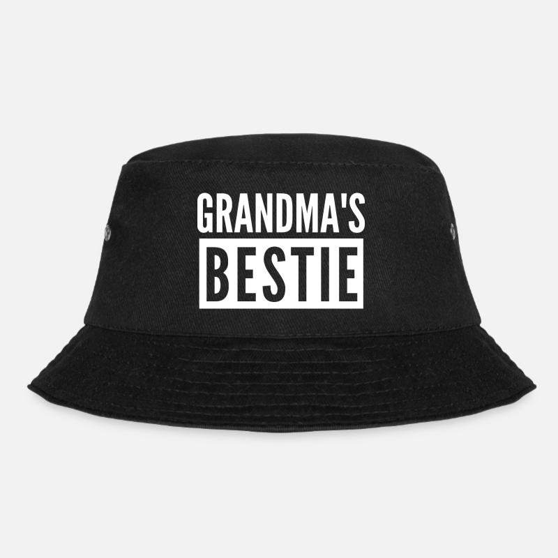 GRANDMA'S BESTIE - Bucket Hat - black