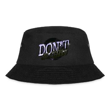 fun birthday funny sayings christmas vacation - Bucket Hat - Schwarz - Vorne - Lela (165cm)