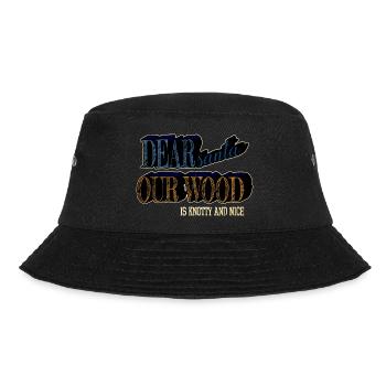 Dinosaur Fan Funny Sayings Bubaprints Statement - Bucket Hat - black - Front - Lela (165cm)