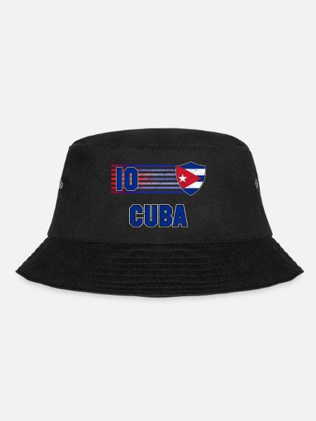 Kuba Fußball Mannschaft - Bucket Hat - Schwarz