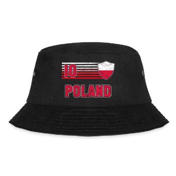 Poland Football Team - Bucket Hat - black - Front - Lela (165cm)