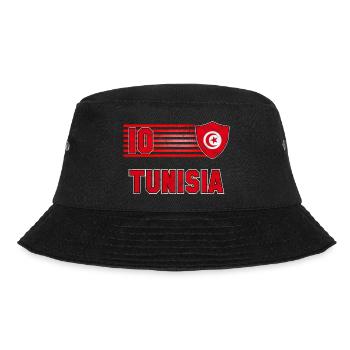 Tunisia Football Team - Bucket Hat - black - Front - Lela (165cm)