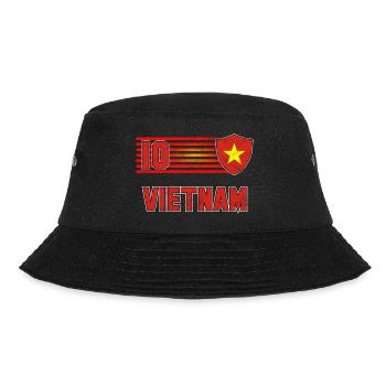 Vietnam Football Team - Bucket Hat - black - Front - Lela (165cm)