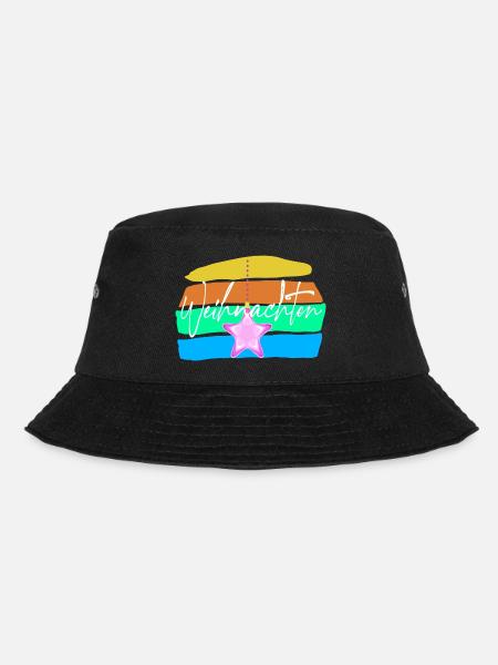 Weihnachten - Bucket Hat - Schwarz