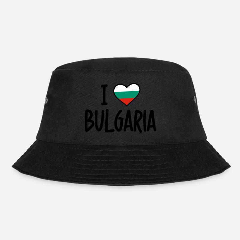 i love bulgaria - Bucket Hat - Schwarz