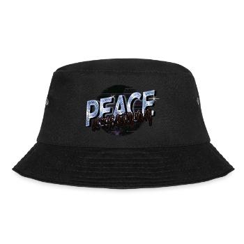 gift 1960s 60s sayings love flower power geek - Bucket Hat - Schwarz - Vorne - Lela (165cm)