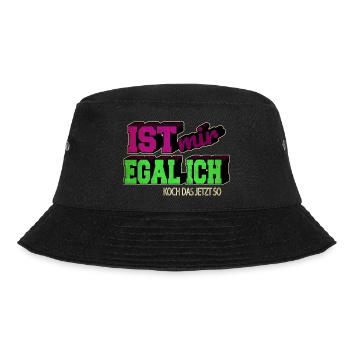 lieben geschenkidee vegetarier geburtstagsgeschenk - Bucket Hat - Schwarz - Vorne - Lela (165cm)