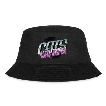 Statement Humor Big Cat Birthday Present - Bucket Hat - black - Front - Lela (165cm)