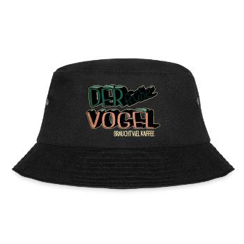 spaß ich liebe kaffee spruch montag zitat müde - Bucket Hat - Schwarz - Vorne - Lela (165cm)