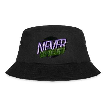 bday birthday colors art space travel astrology - Bucket Hat - Schwarz - Vorne - Lela (165cm)