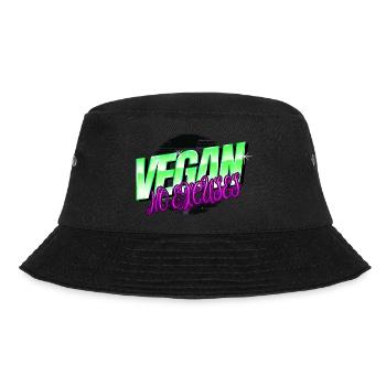 birthday present idea veggie fruit statement - Bucket Hat - black - Front - Lela (165cm)