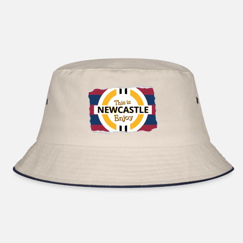 Blauer Roter Turm aus Bucket Hat