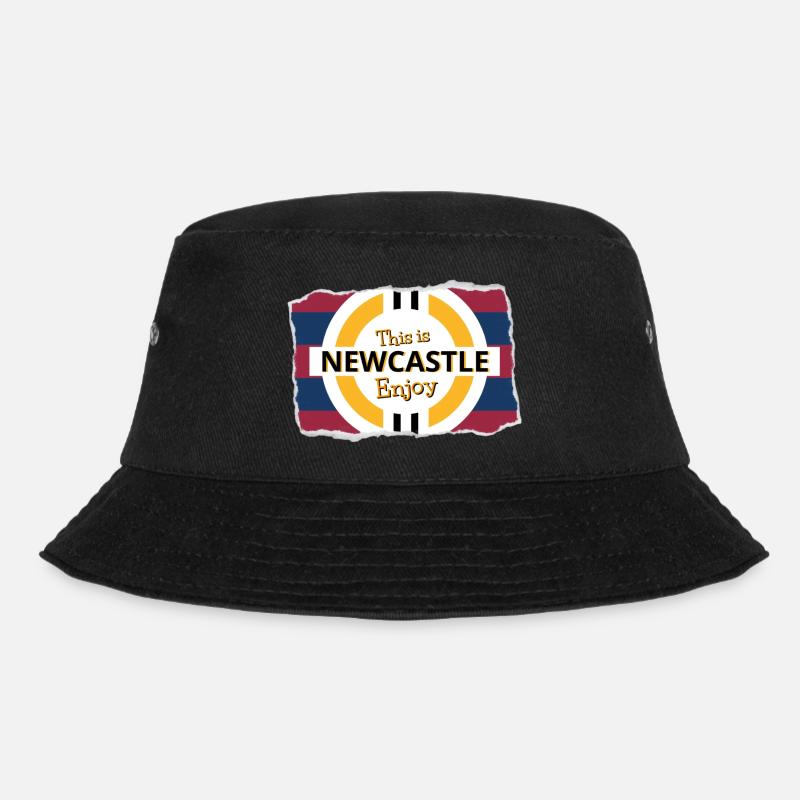 Blauer Roter Turm aus - Bucket Hat - Schwarz