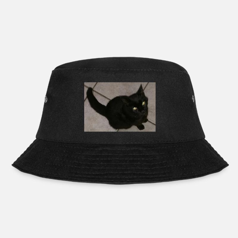 Black cat - Bucket Hat - black