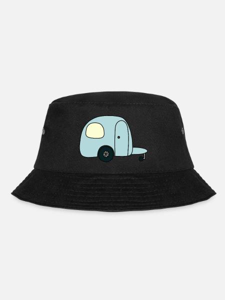 Wohnmobil - Bucket Hat - Schwarz