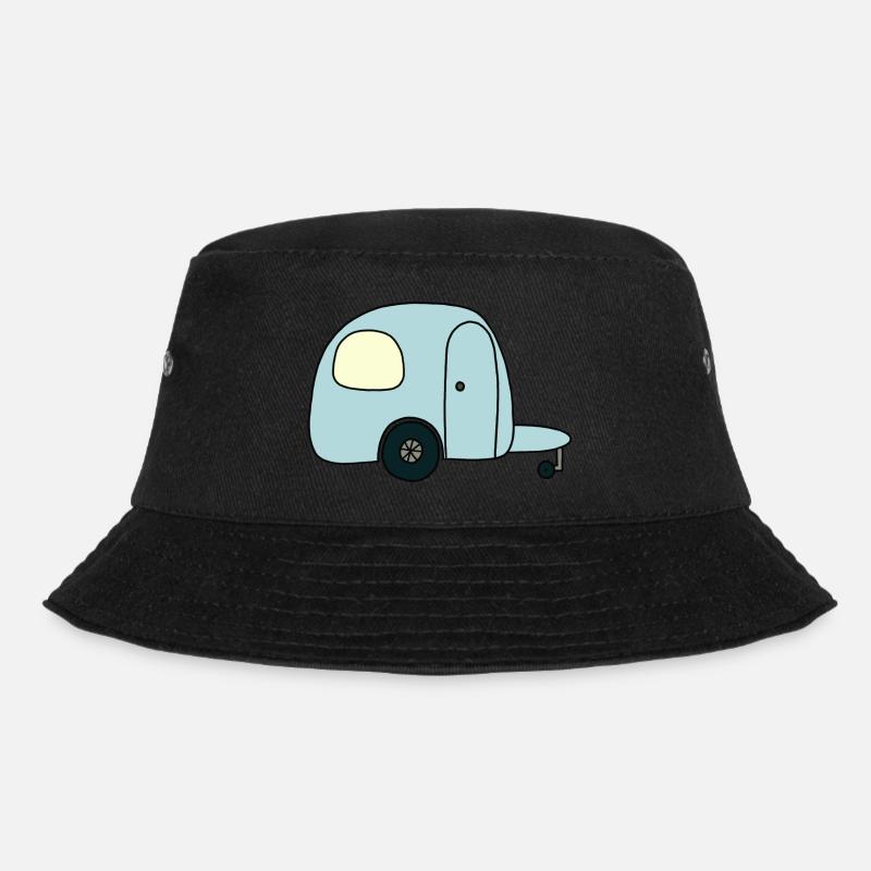Wohnmobil - Bucket Hat - Schwarz