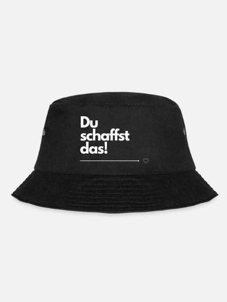 Du schaffst das! - Bucket Hat - Schwarz