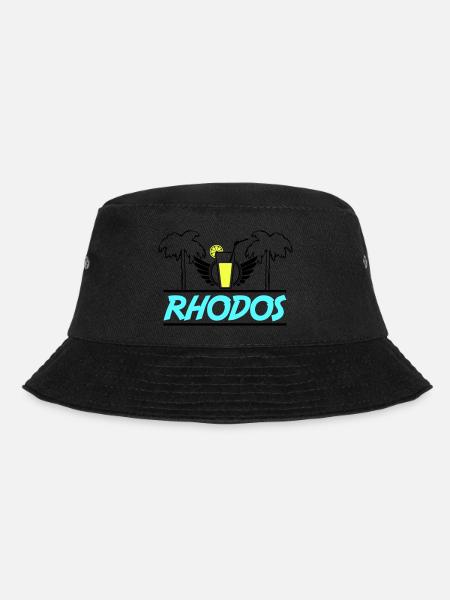 rhodos - Bucket Hat - Schwarz