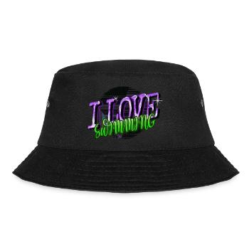 bday birthday present idea athlete - Bucket Hat - Schwarz - Vorne - Lela (165cm)