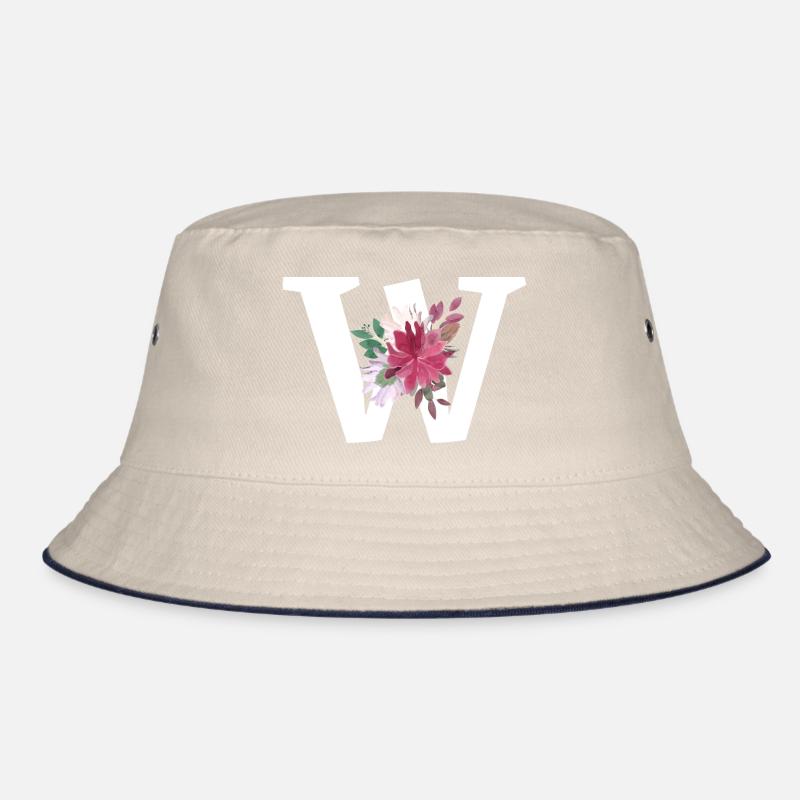 Brief mit Blumen Bucket Hat