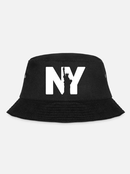 New York Statue - Bucket Hat - Schwarz