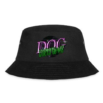 dog pet golden retriever animal shelter - Bucket Hat - Schwarz - Vorne - Lela (165cm)