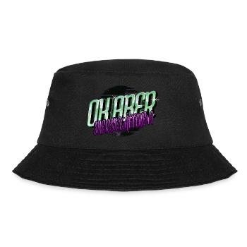 arbeitskollege verschlafen kaffeeliebhaber - Bucket Hat - Schwarz - Vorne - Lela (165cm)