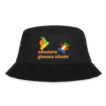 Skaters going to Skate - Bucket Hat - black - Front - Lela (165cm)